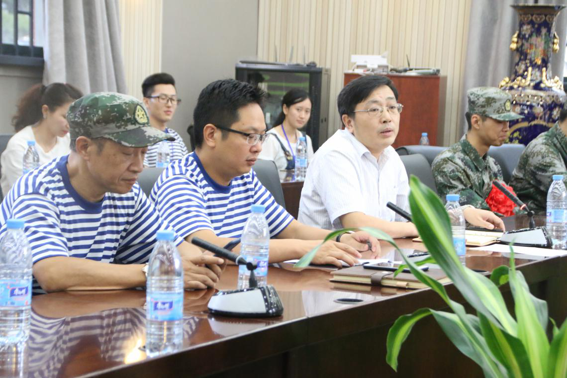 华中师范大学学生工作部(处,人武部部长刘宏达,人武部副部长罗高峰