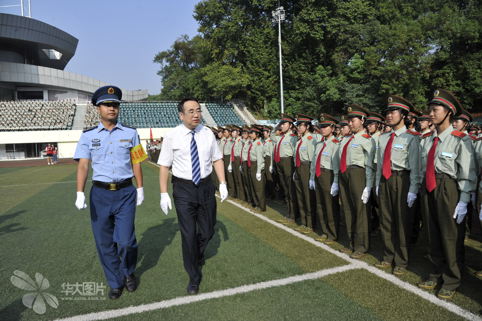 马敏书记阅兵